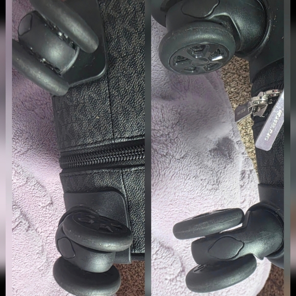 Michael Kors Black Travel Suitcase And Weekender Bag Set - Picture 5 of 11